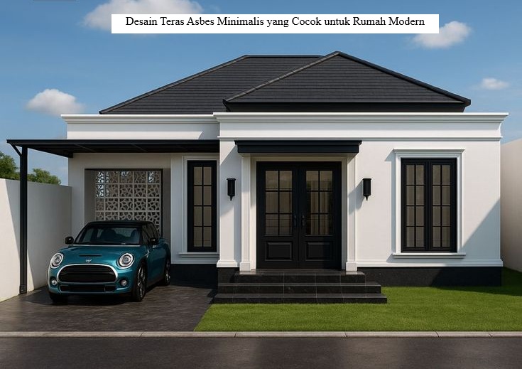 Desain Teras Asbes Minimalis yang Cocok untuk Rumah Modern