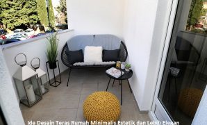 Ide Desain Teras Rumah Minimalis Estetik dan Lebih Elegan